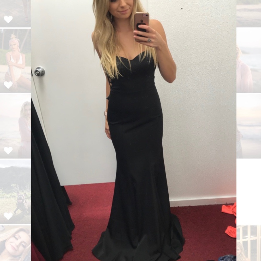 Floor length ball gown